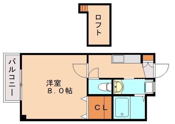 永犬丸駅 徒歩15分 2階の物件間取画像